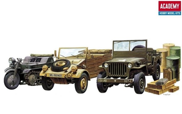 Academy 1/72 Light Vehicles of Allied and Axis During WWII