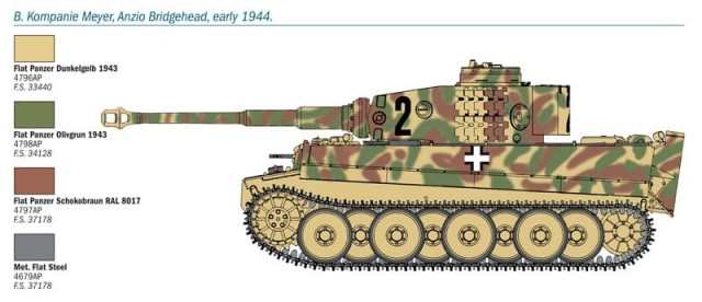 Italeri 1/35 Tiger VI Ausf. E Early Production