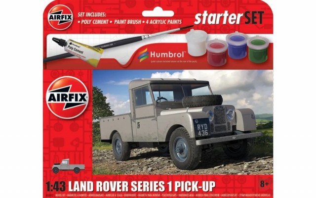 Airfix Startsett 1/43 Land Rover Series 1 Pick-Up