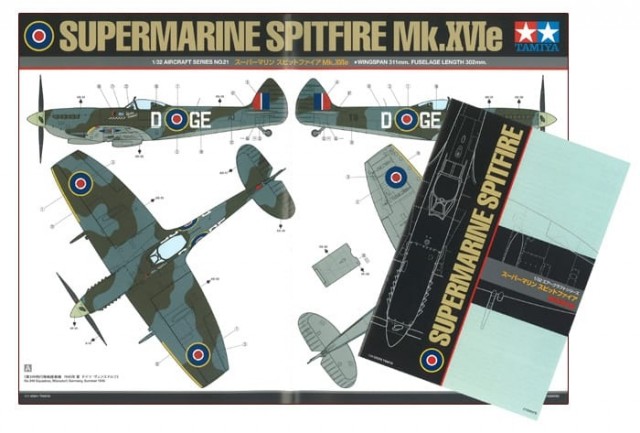 Tamiya 1/32 Supermarine Spitfire Mk.XVIe