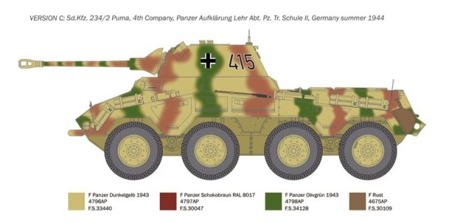 Italeri 1/35 Sd. Kfz. 234/2 Puma