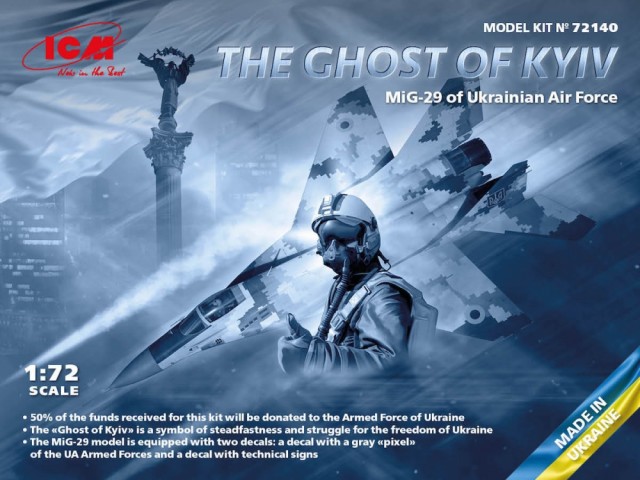 ICM 1/72 The Ghost of Kyiv (MiG-29 of Ukrainian Air Force)