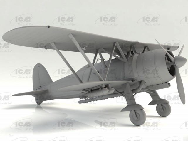 ICM 1/32 WWII Italian Fighter CR. 42 Falco