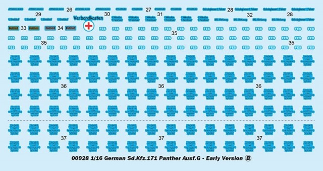 Trumpeter 1/16 German Panther G Full Interior Early Version