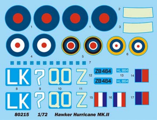 HobbyBoss 1/72 Hurricane Mk II