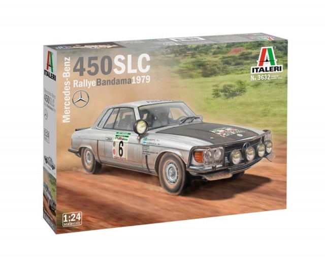 Italeri 1/24 Mercedes-Benz 450 SLC Rallye Bandama 1979