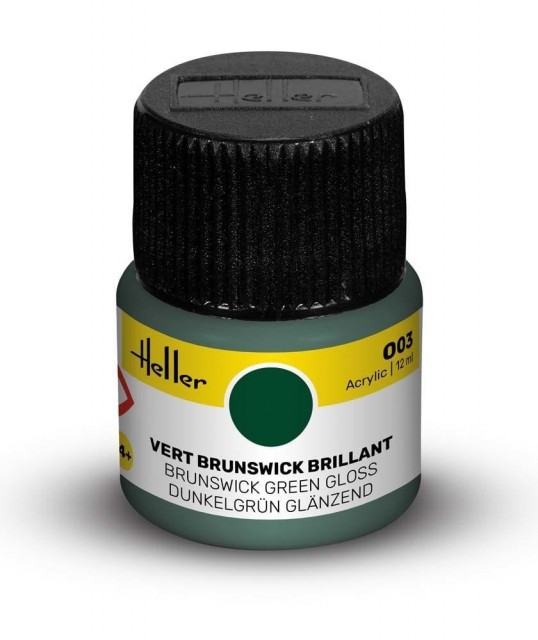 Heller Akryl No 3 Brunswick Green - Gloss 12ml