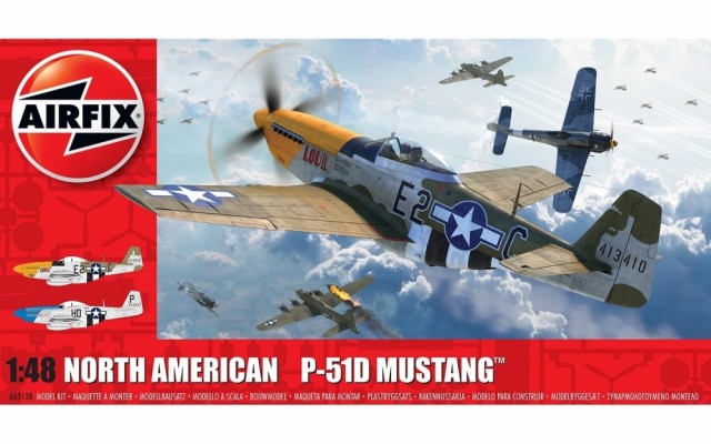 Airfix 1/48 North American P51-D Mustang (Filletless Tails)