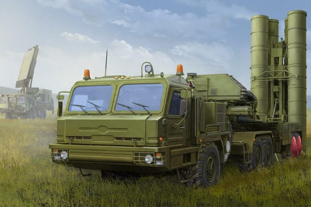 HobbyBoss 1/35 Russian BAZ-64022 with 5P85TE2 TEL S-400