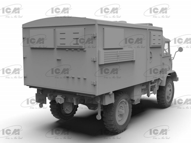 ICM 1/35 German Unimog S 404 Koffer