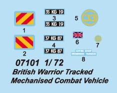 Trumpeter 1/72 British Warrior Tracked Mechanised Combat