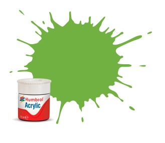 Humbrol Akryl No 38 Lime - Blank 14ml boks