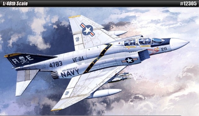 Academy 1/48 USN F-4J Phantom II VF-84 Jolly Rogers