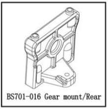 701-016 BSD GEAR MOUNT/REAR