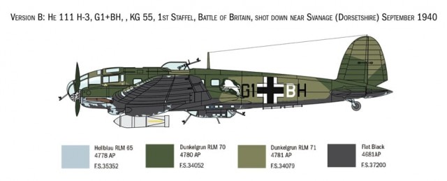 Italeri 1/72 Heinkel He111H - Battle of Britain 80th Anniversary