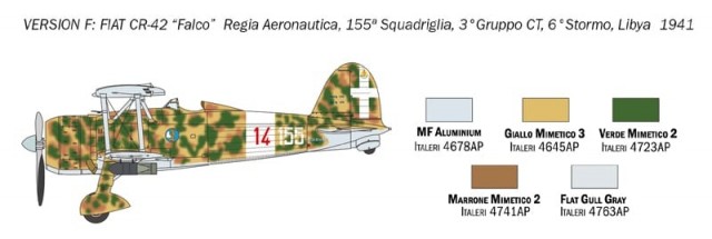 Italeri 1/72 Fiat CR.42 Falco - Battle of Britain 80th Anniversary