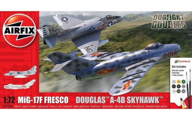 Airfix Gavesett 1/72 MiG-17F Fresco and Douglas A-4B Skyhawk