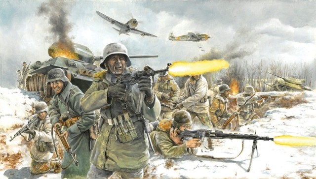 Italeri Infanterisett 1/72 German Infantry (Winter uniform) 6151