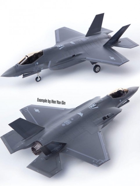 Academy 1/72 F-35A "7 Nations Airforce" (Norske dekaler)