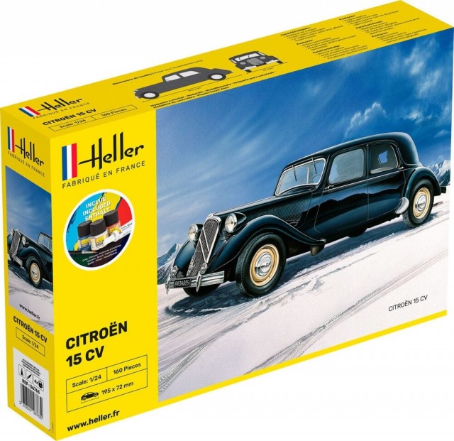 Heller Startsett 1/24 Citroen 15 CV