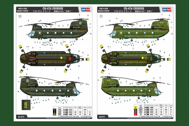 HobbyBoss 1/48 CH-47A Chinook