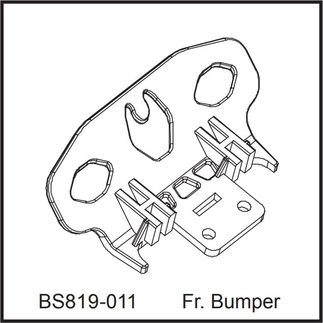 819-011 BSD Fr. Bumper