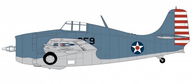 Airfix byggesett 1/72 Grumman F4F-4 Wildcat A02070