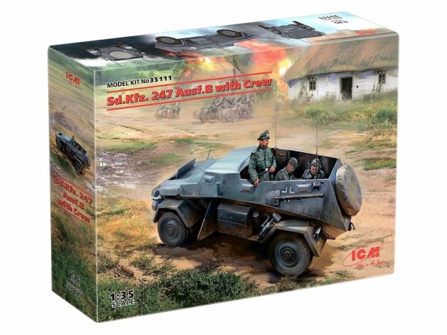 ICM 1/35 Sd.Kfz 247 Ausf.B with Crew