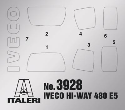 Italeri 1/24 Iveco Hi-Way 480 E5 Low Roof