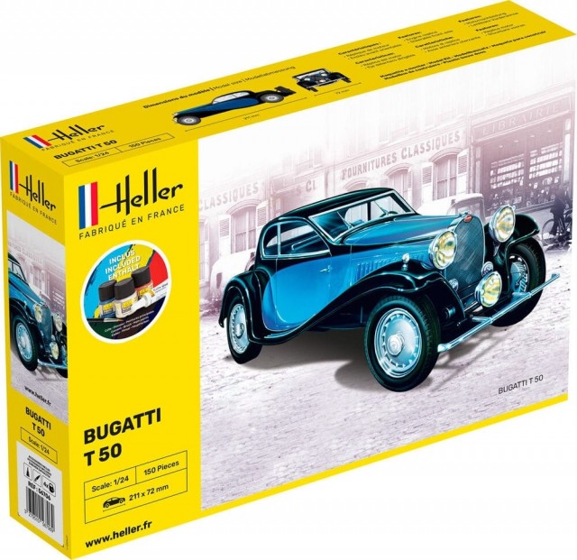 Heller Startsett 1/24 Bugatti T.50