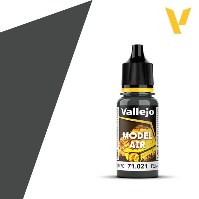 Vallejo Model Air Black Green RLM70 17ml (71.021)