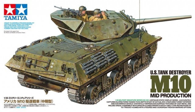 Tamiya 1/35 U.S Tank Destroyer M10 Mid Production