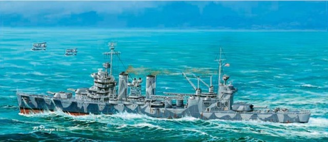 Trumpeter 1/700 USS Tuscaloosa CA-37