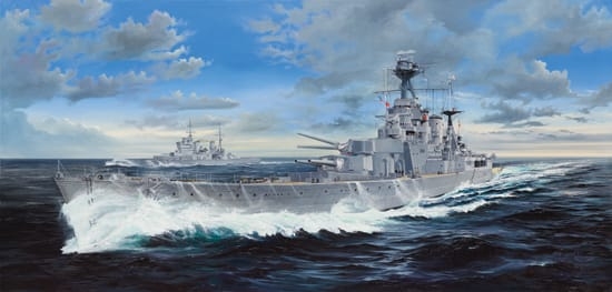 Trumpeter 1/200 HMS Hood Battle Cruiser 1941