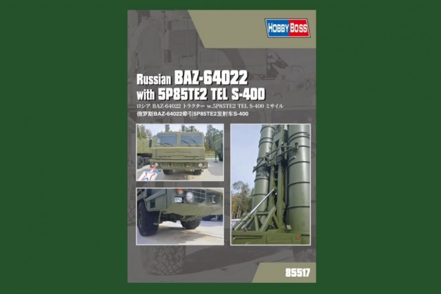 HobbyBoss 1/35 Russian BAZ-64022 with 5P85TE2 TEL S-400