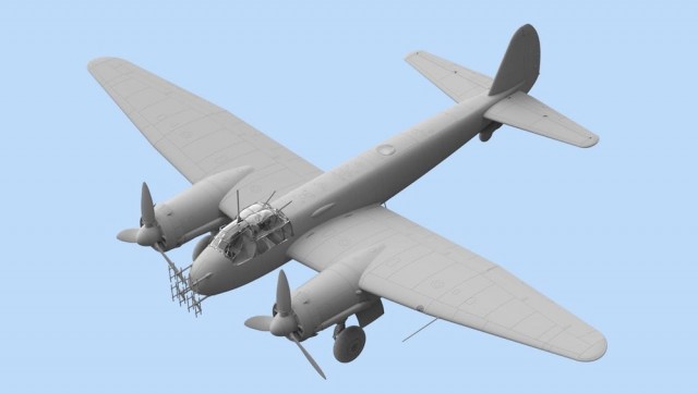 ICM 1/48 WWII German Night Fighter Ju 88C-6b