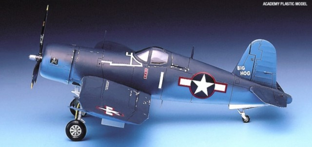 Academy 1/72 U.S. Navy Fighter F4U-1 Corsair