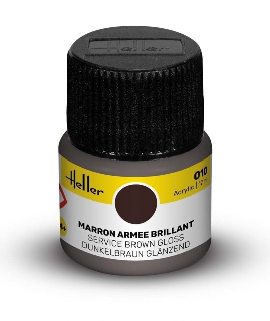 Heller Akryl No 10 Service Brown - Gloss 12ml