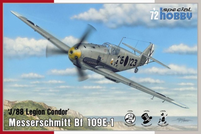 Special Hobby 1/72 Messerschmitt Bf 109E-1 J/88 Legion Condor