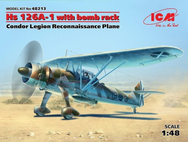 ICM 1/48 Hs 126A-1 with Bomb Rack