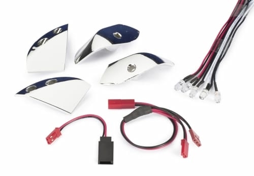 Absima LED Light Buckets Set for Body Chrome