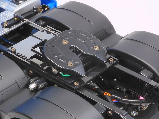 Tamiya 1/14 Man TGX 26.540 6x4 XlX with Pre-Painted Body Light Metallic Blue
