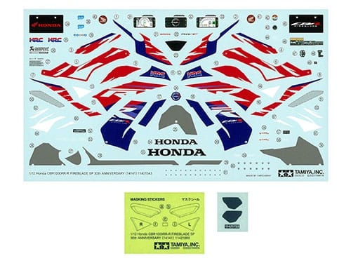 Tamiya 1/12 Honda CBR1000RR-R Fireblade SP 30th Anniversary