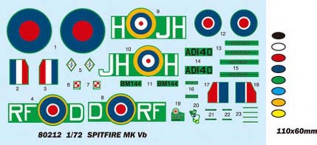 HobbyBoss 1/72 Spitfire Mk.VB