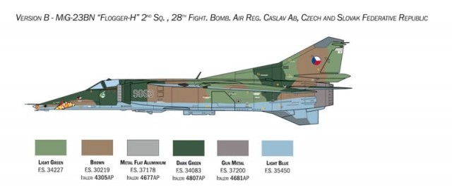 Italeri 1/48 MiG-27/MiG-23BN Flogger