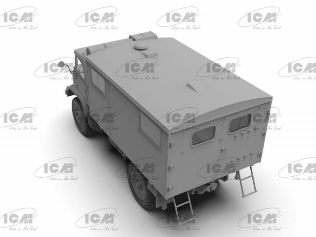 ICM 1/35 German Unimog S 404 Koffer