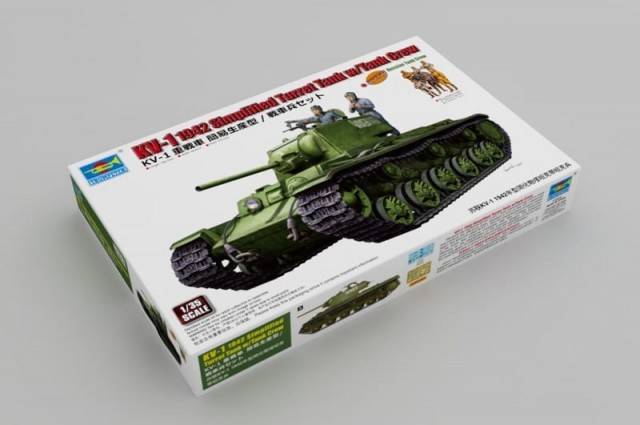 Trumpeter 1/35 KV-1 1942 Simplified Turret Tank w/Tank Crew