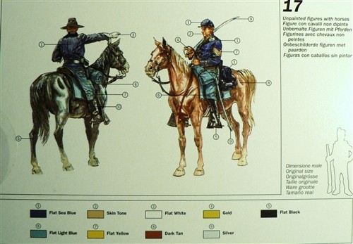 Italeri 1/72 Union Cavalry American Civil War 6013