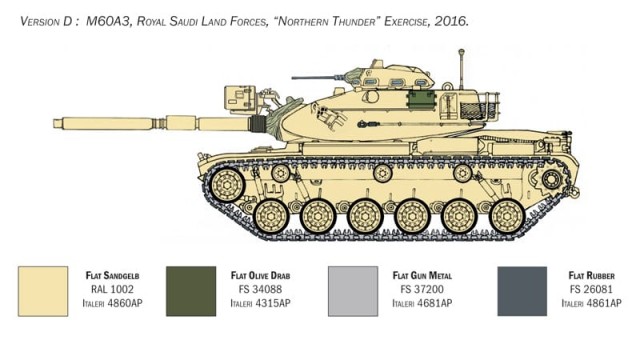 Italeri 1/35 M60A3